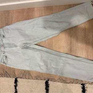 Quiksilver Women's Light Blue Straight Leg Jeans